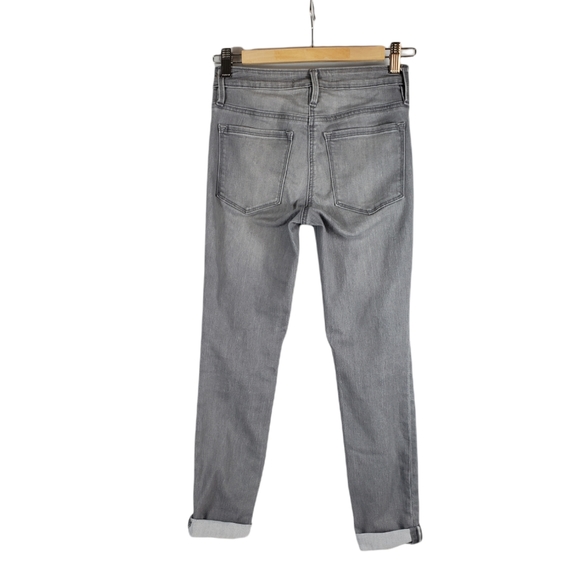 Athleta Grey SCULPTEK Skinny Jeans Tights Grey Wash Movement Size 2P - Picture 8 of 15